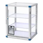 AS ONE Standard Desiccator BG (w/Dehumidifier Storage Pocket) Reinforced Plastic Shelf