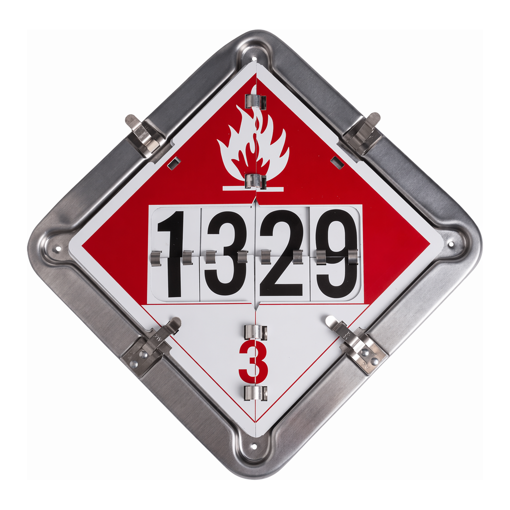 Brady 13.625 " H x 13.625 " W, Aluminum, Bulk Liquid Placard Sign