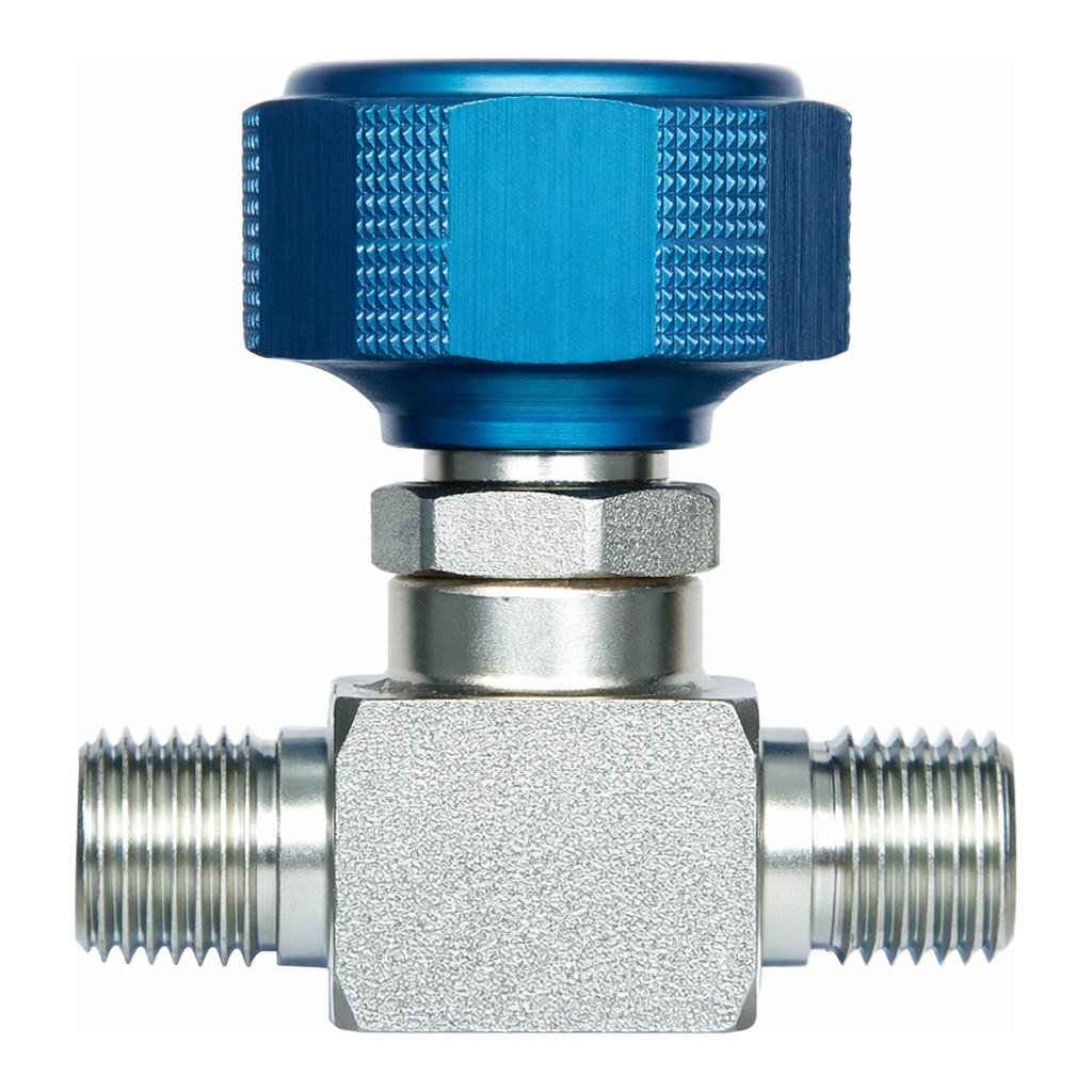Restek Sample Cylinder Valve, 1/4in Male NPT x 1/4in Male NPT 3500psig DOT press rating Stainless