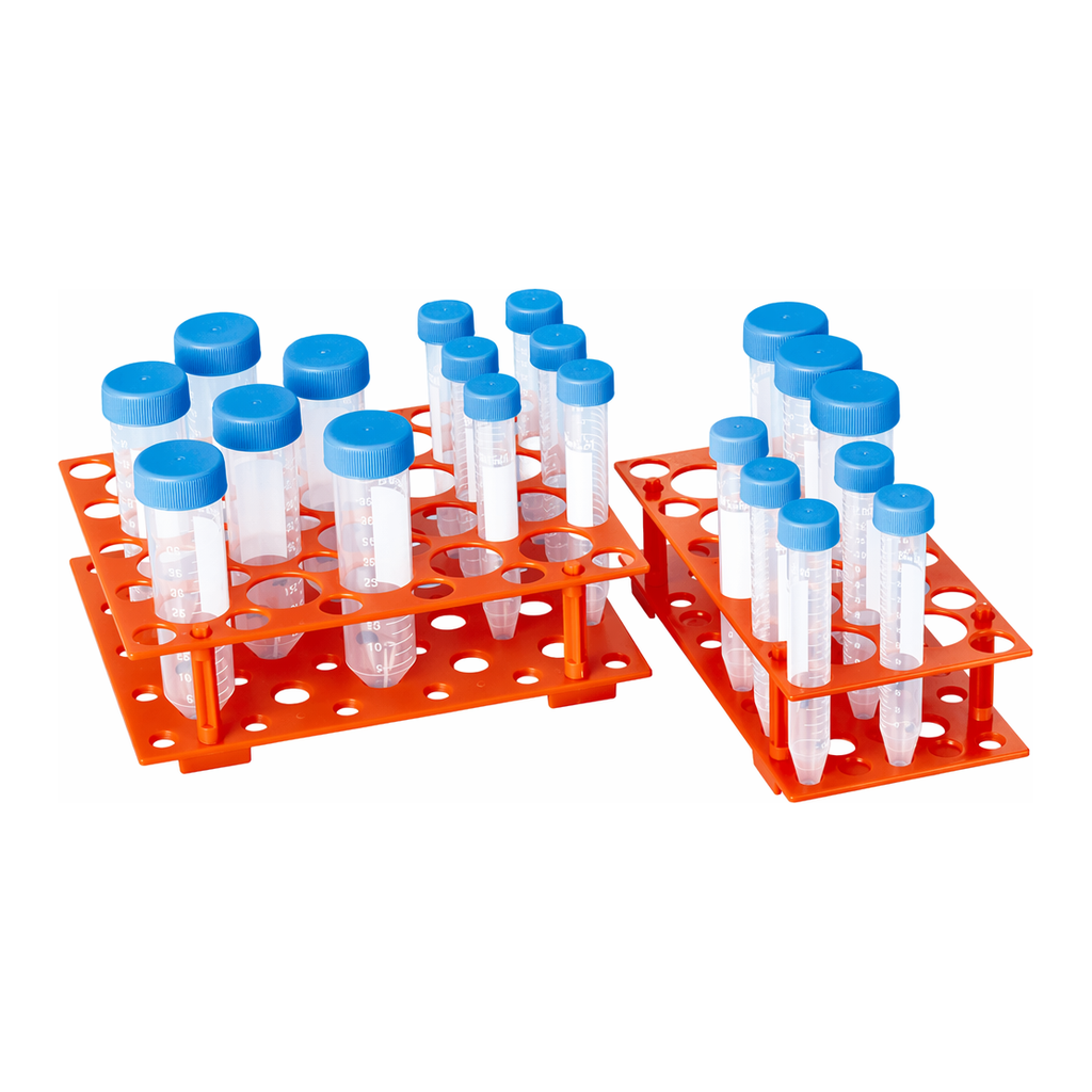 Daihan Science PP & ABS 28 & 50-hole Centrifuge Tube Assembly Rack, with 2-Tiers and Alpha-Nume