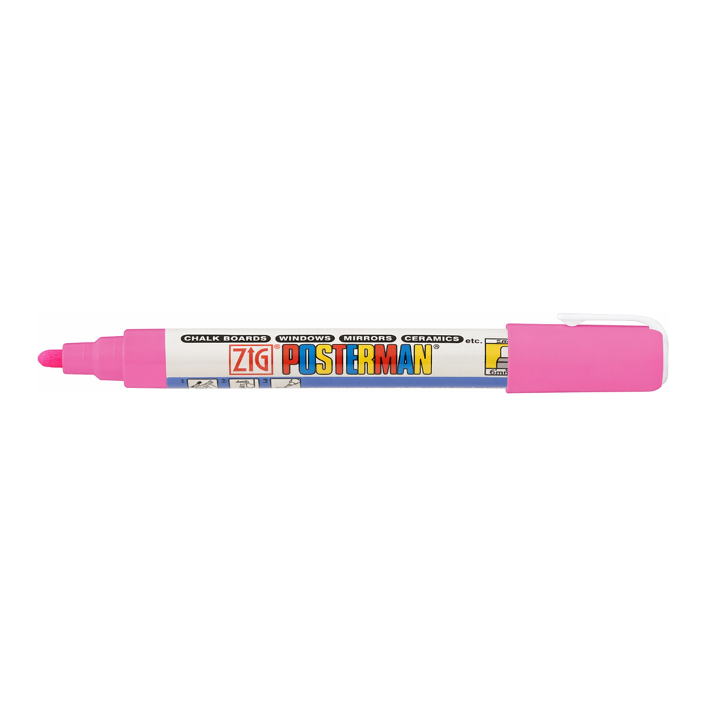 OFFICENEX 지그 포스터맨 수성 마카(2mm/형광핑크)