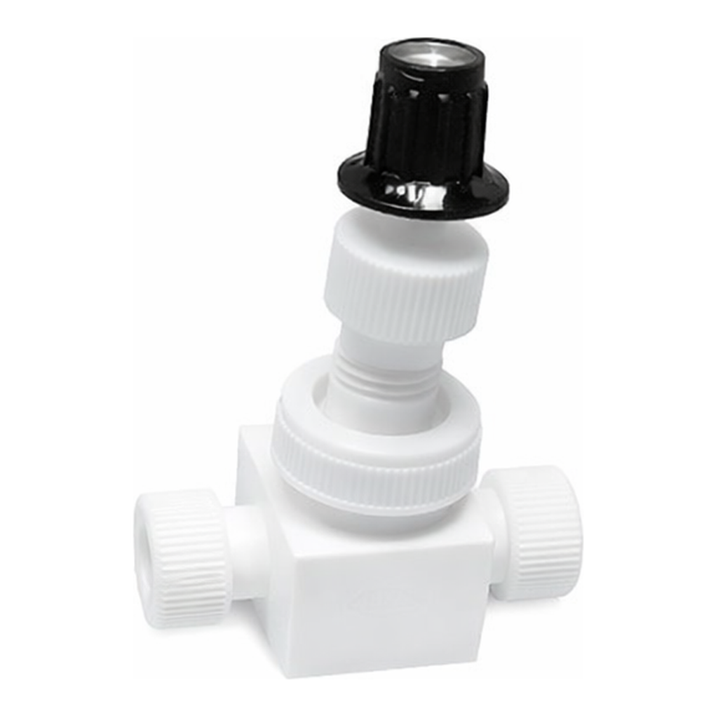 AS ONE Asflon(R) Needle Valve Horizontal Type