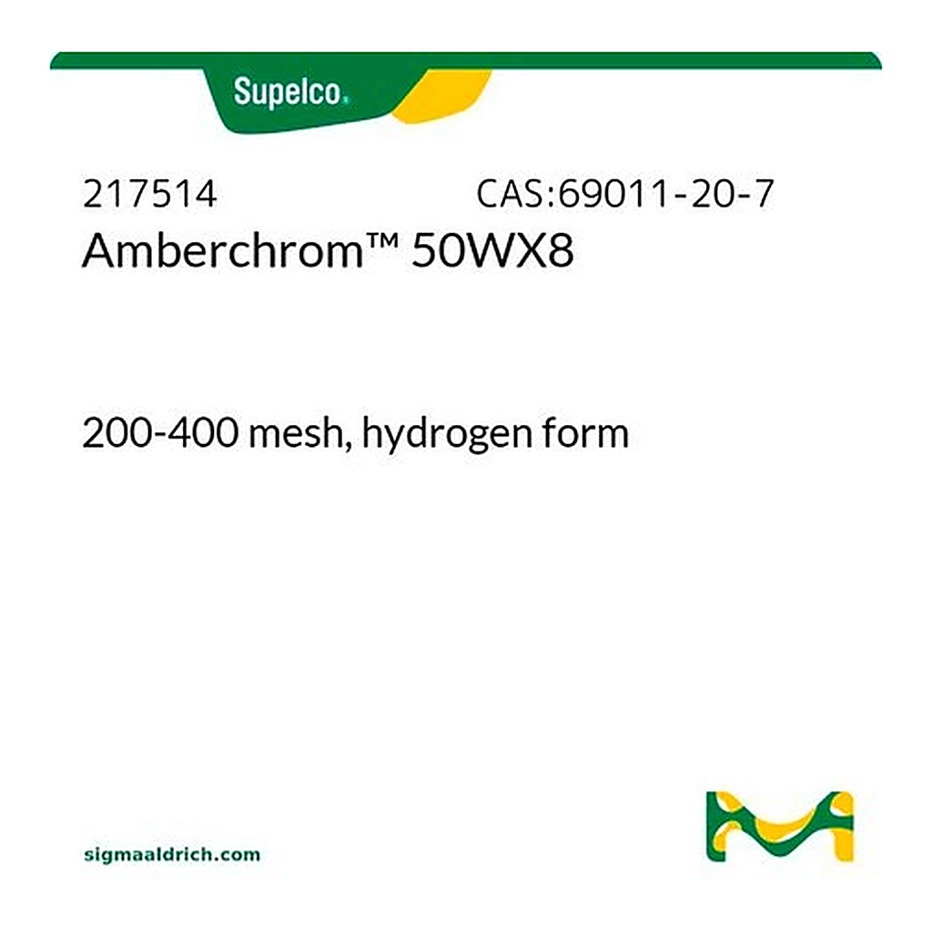 Merck Amberchrom(TM) 50WX8