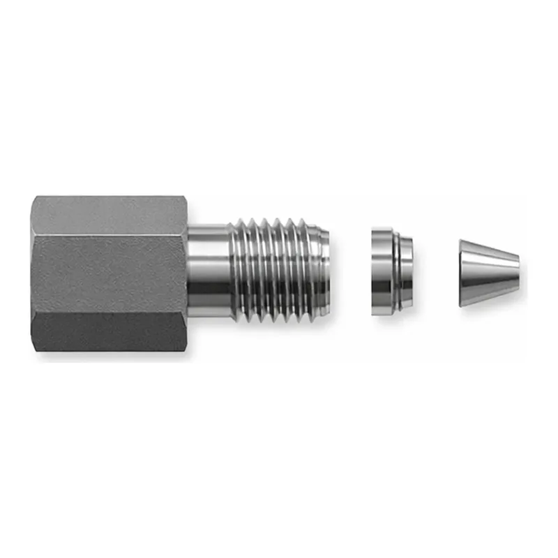 Agilent Long fittings and ferrules, SS, 10/PK