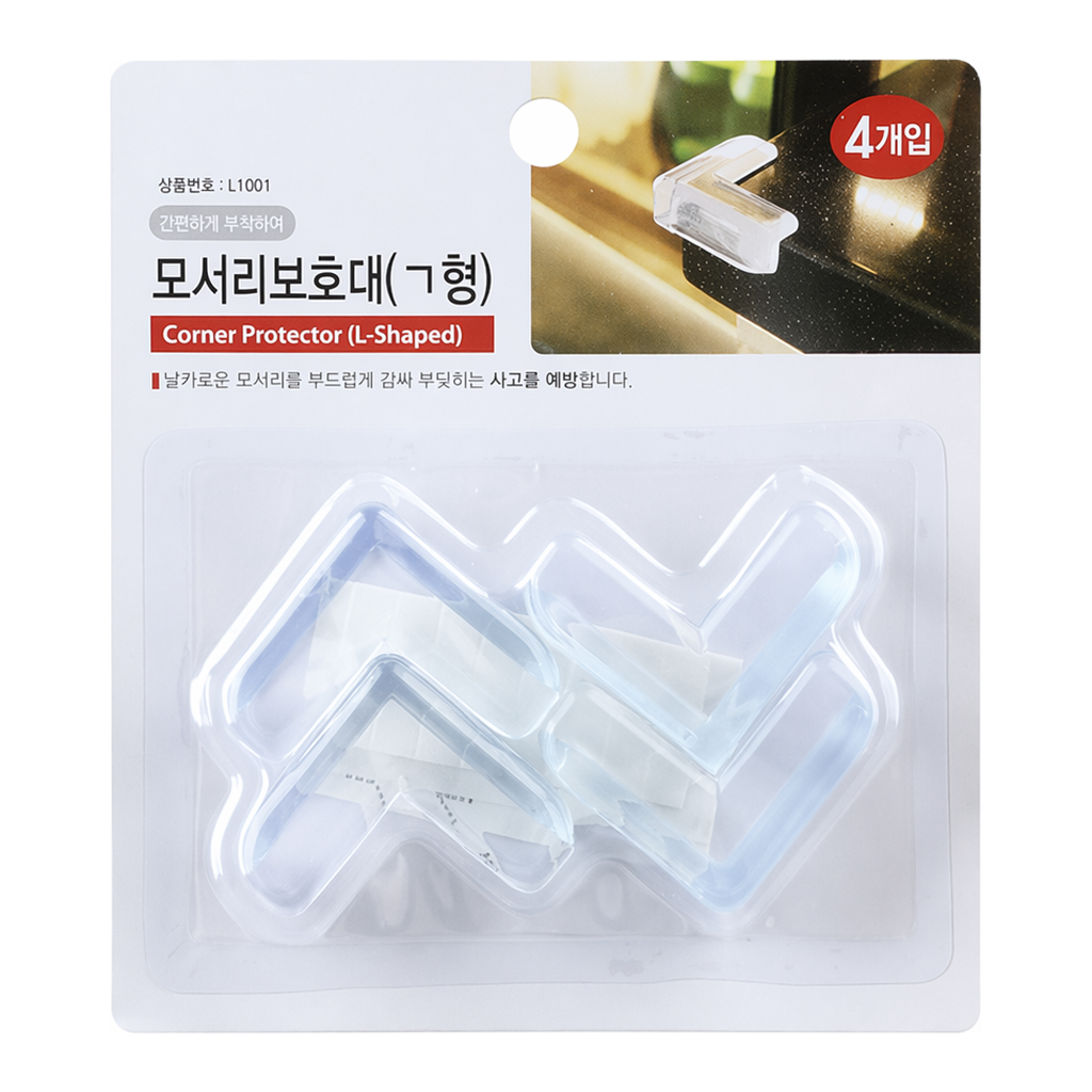 OFFICENEX [P]모서리보호대ㄱ형 L1001 (9865/4개입/아트사인)