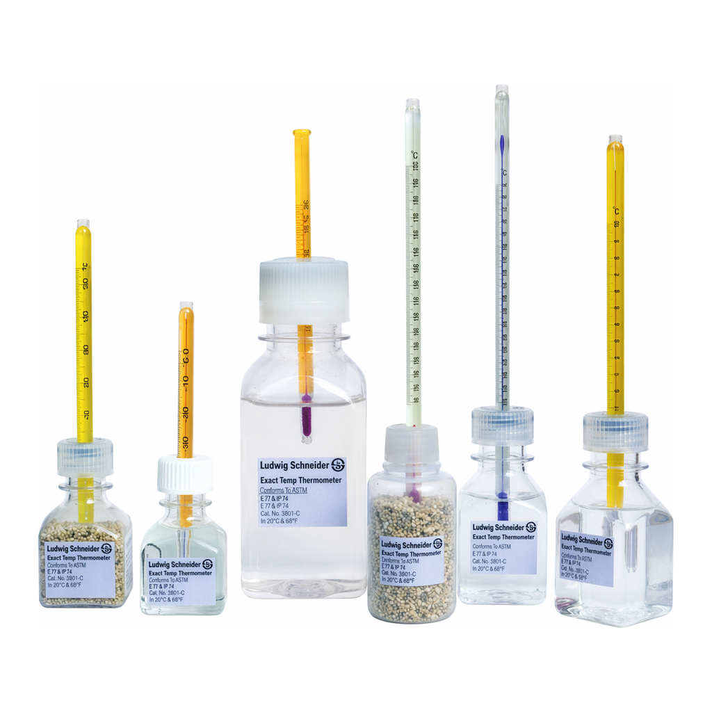 Merck Exact-Temp bottle thermometer with 2 point DAkkS-Calibration