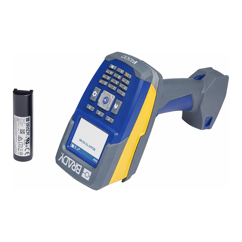 Brady V4500 Wireless Bluetooth Programmable Barcode Scanner with Battery