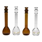 AS ONE Tablet Volumetric Flask (thick-necked), 정제용 메스플라스크 (목이 굵은)