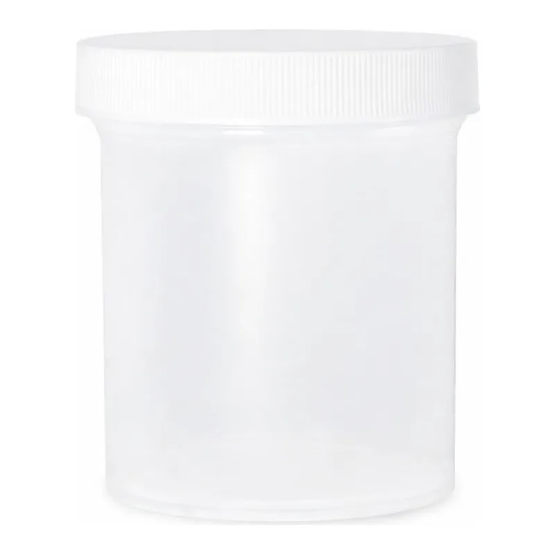 Thermo Fisher Scientific Natural Polypropylene Jars: w/White PP Unlined Caps