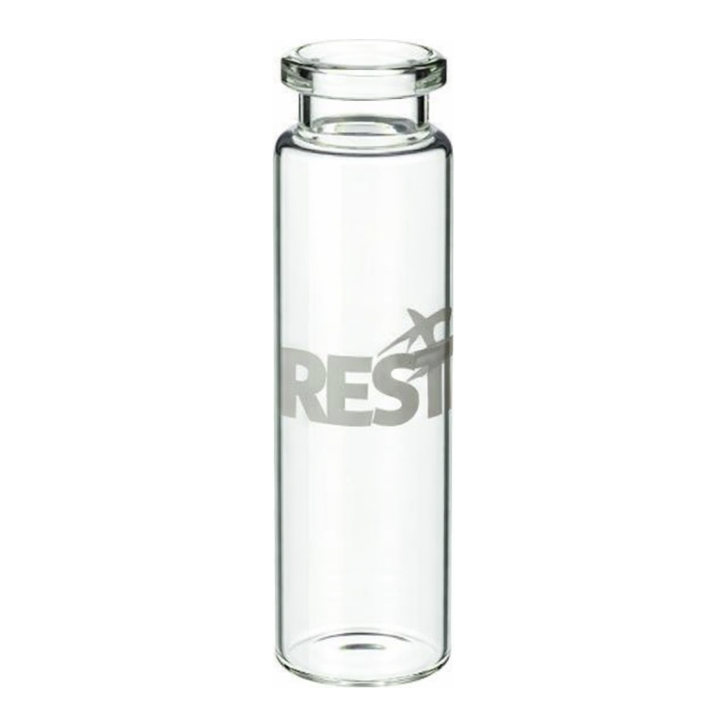 Restek Vials, Headspace, 20mL, 23x75mm, 20mm Crimp Flat Bottom 100PK