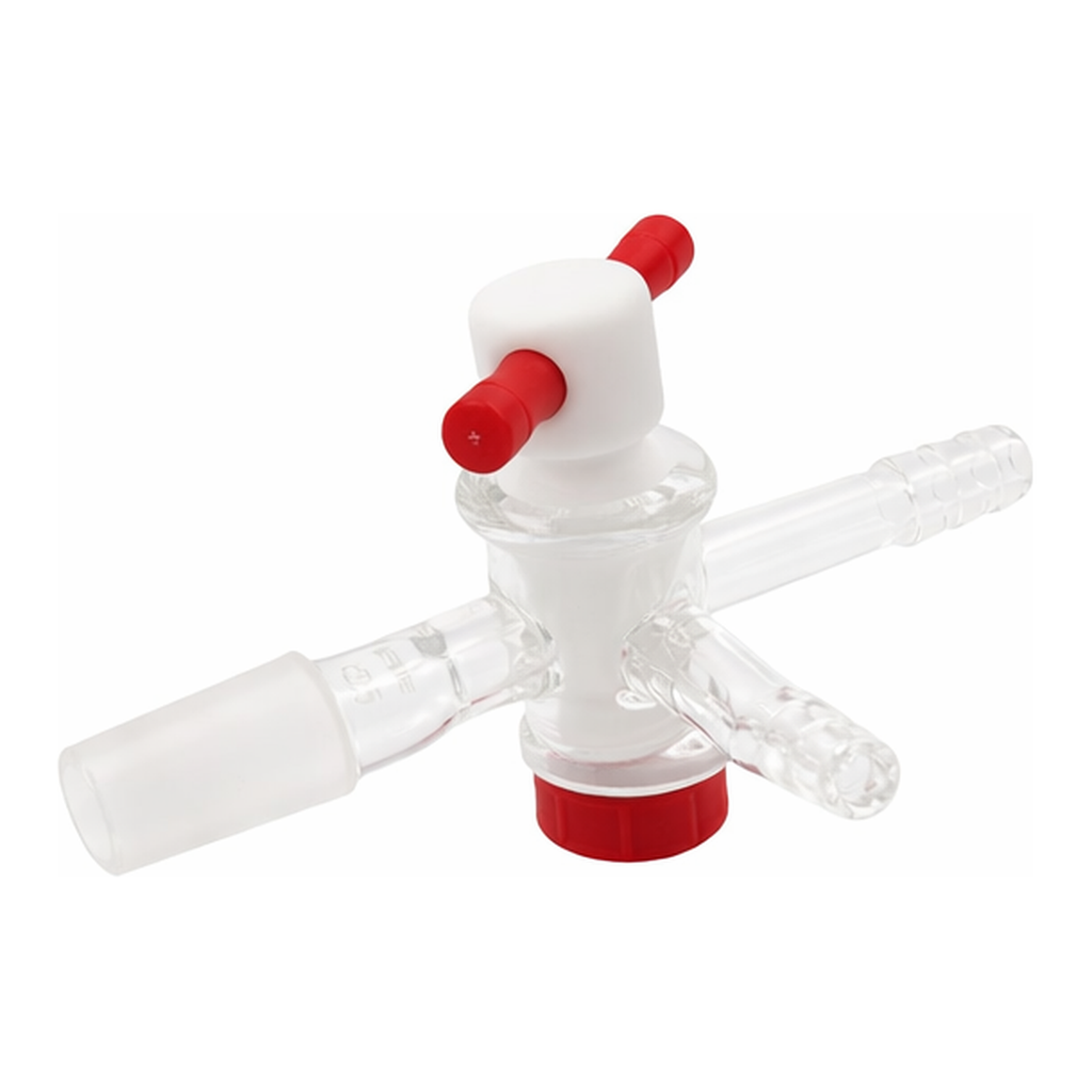 AS ONE Three-Way Cock PTFE Type 15/25