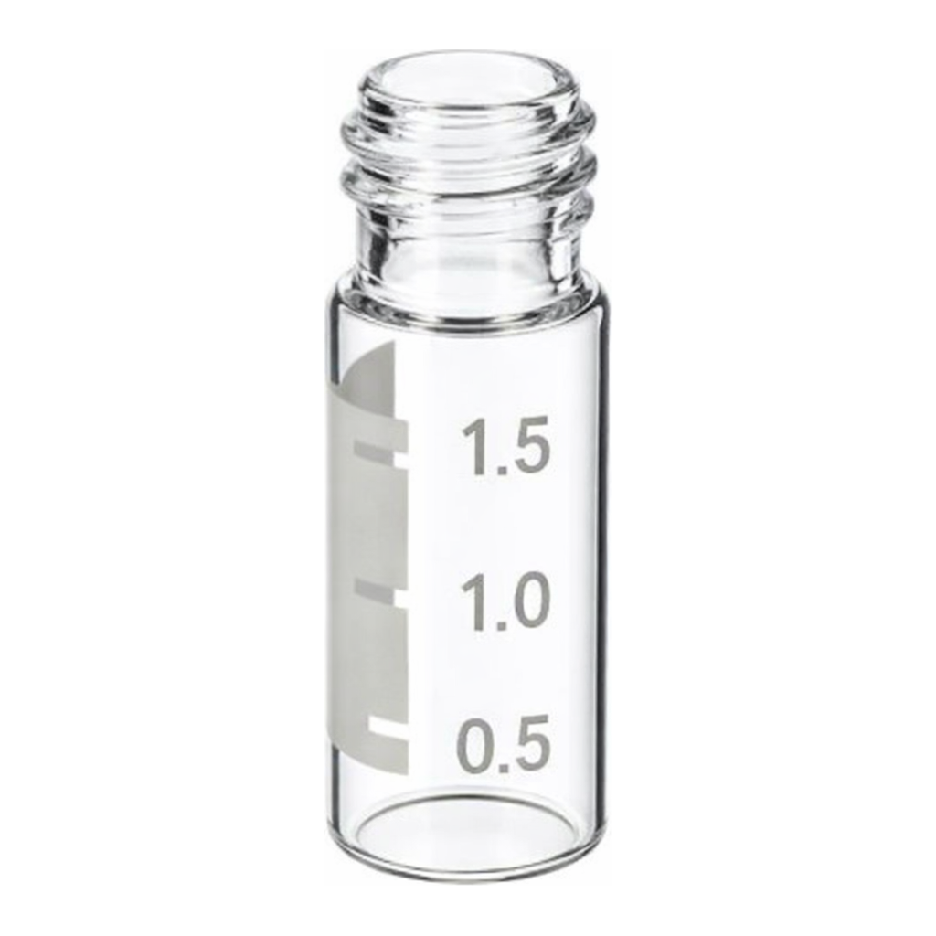 Restek Vial, Step, 2ml Clr w/White Grad Mk Spot Pack of 100