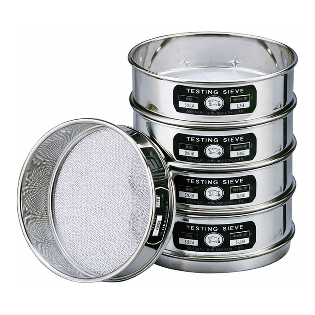 AS ONE Stainless Steel Test Sieve(Φ200×Depth 60㎜), 스테인리스 스틸 시험용 체(Φ200×깊이 60㎜)