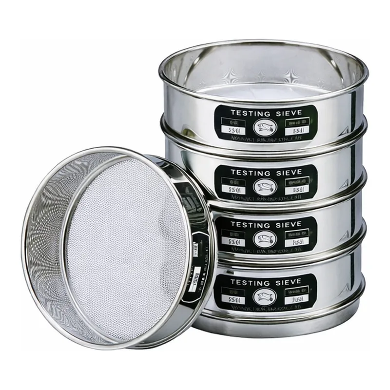 AS ONE Stainless Steel Test Sieve(Φ200×Depth 60㎜), 스테인리스 스틸 시험용 체(Φ200×깊이 60㎜)