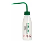 Merck Azlon Pre-Labelled Narrow Neck Wash Bottles with jet-tip aperture