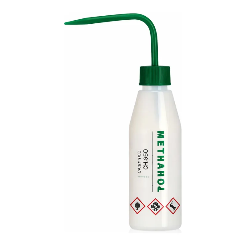Merck Azlon Pre-Labelled Narrow Neck Wash Bottles with jet-tip aperture