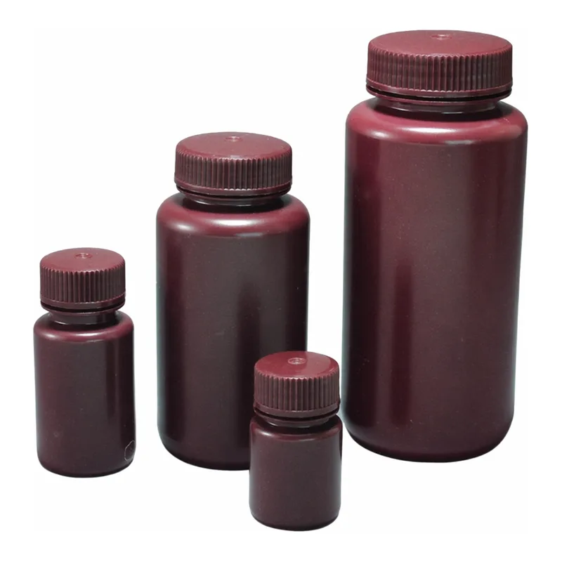 Tarsons Amber Wide Mouth Bottles_HDPE 갈색 광구병_Tarsons