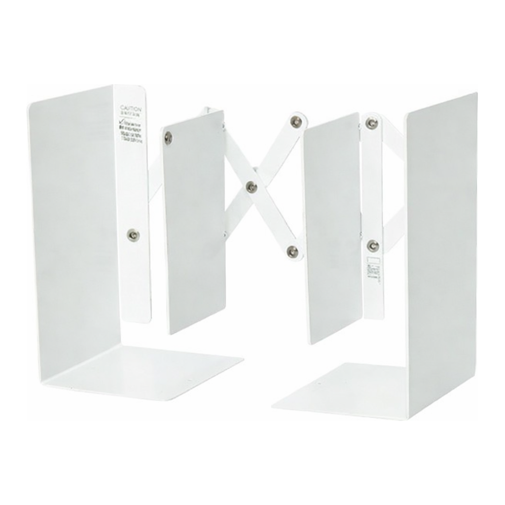 OFFICENEX CARL 접이식책꽂이 ALB-77 (화이트) W105~350xL197xH281mm 1700g