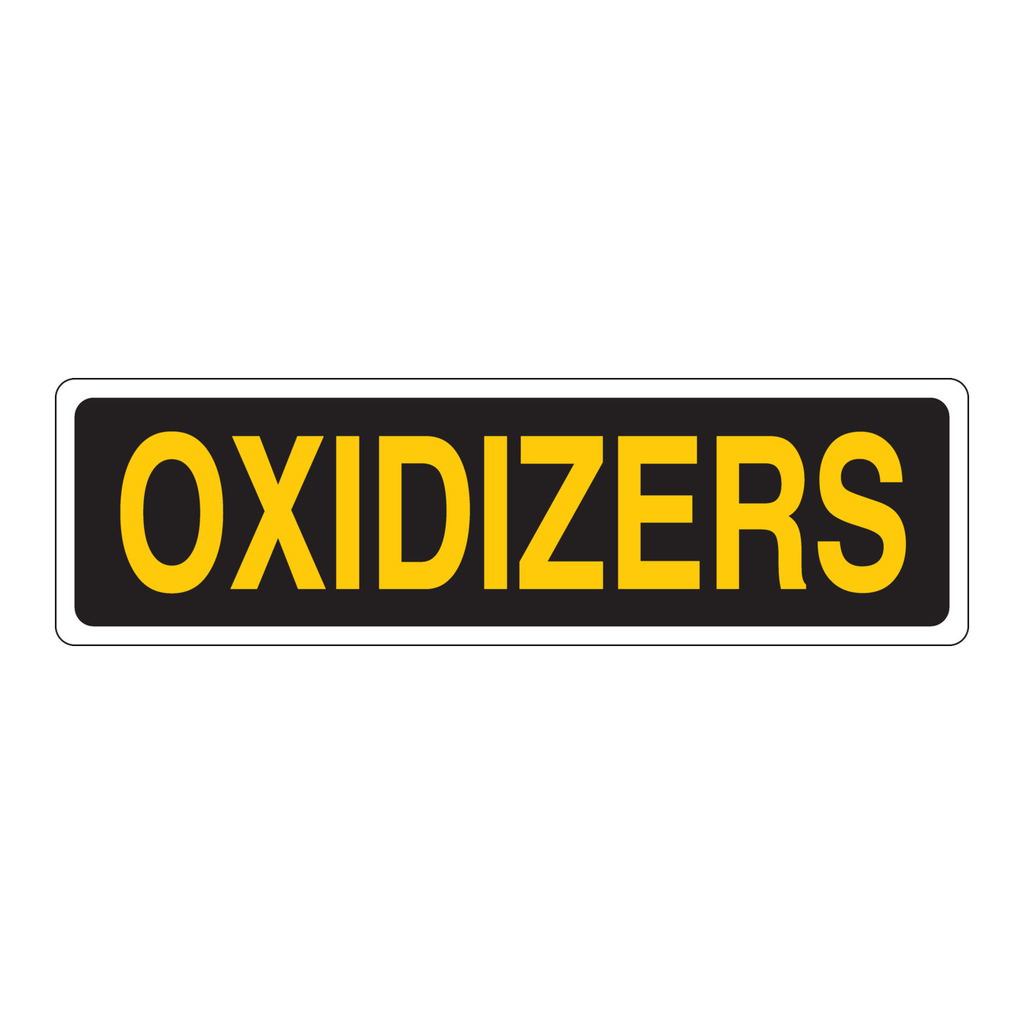 Brady OXIDIZERS Label