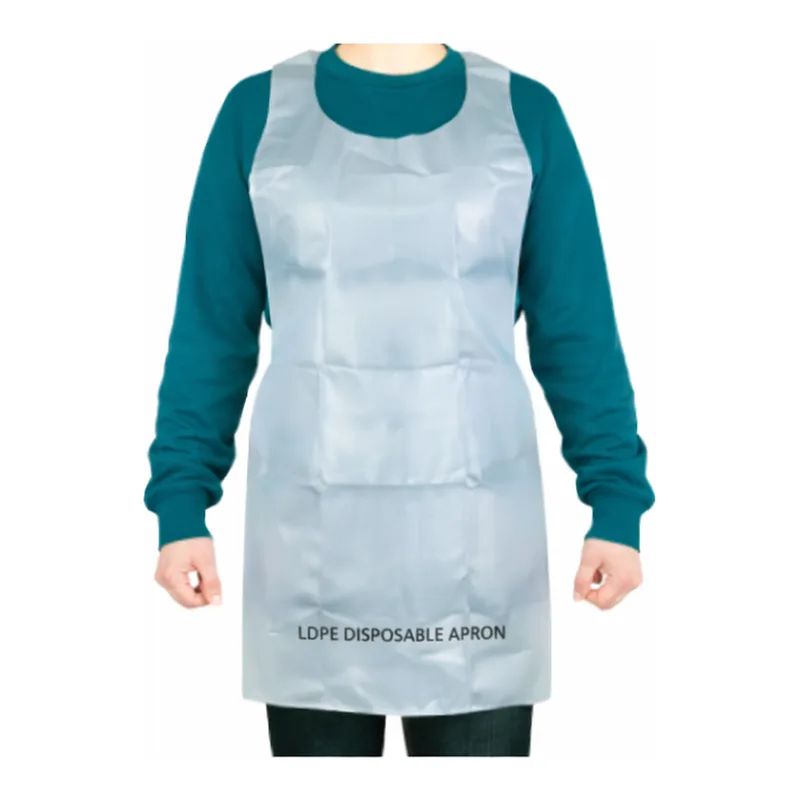 Daihan Science LDPE Disposable Apron, Good for Fluidproof of Chemical·Water, -50℃+80/90℃ stable