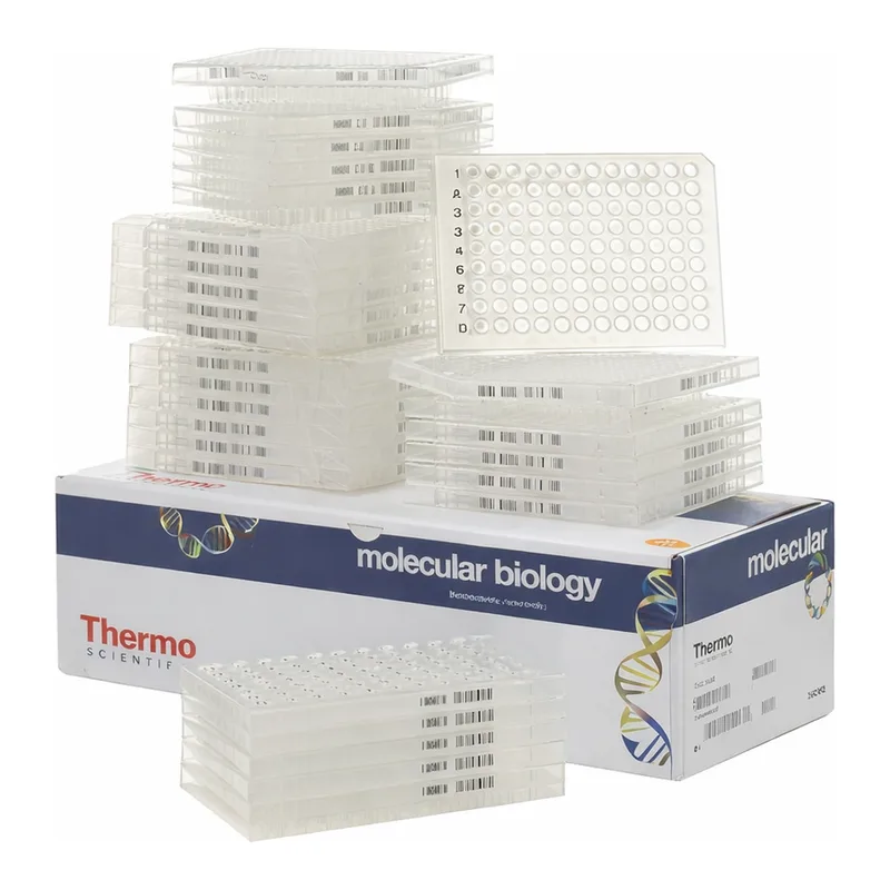 Thermo Fisher Scientific SuperPlate PCR Plate, 96-well, semi-skirted, flat deck, white, barcoded