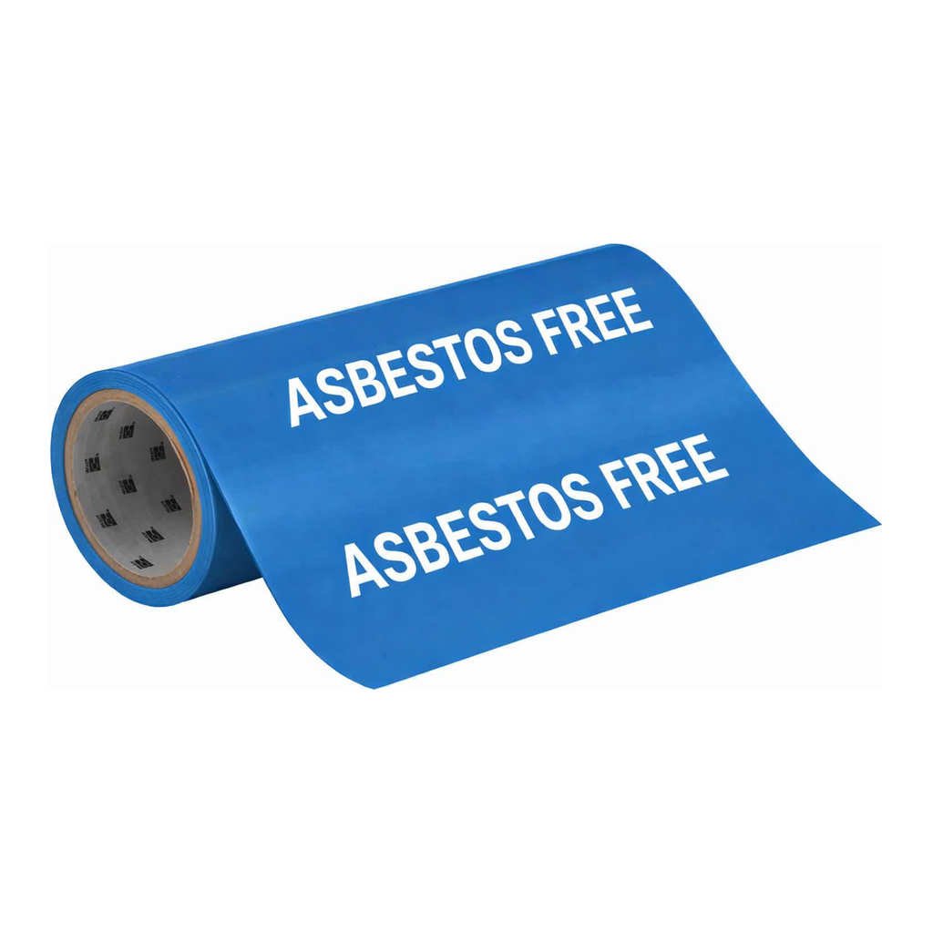 Brady ASBESTOS FREE Roll Form Pipe Marker