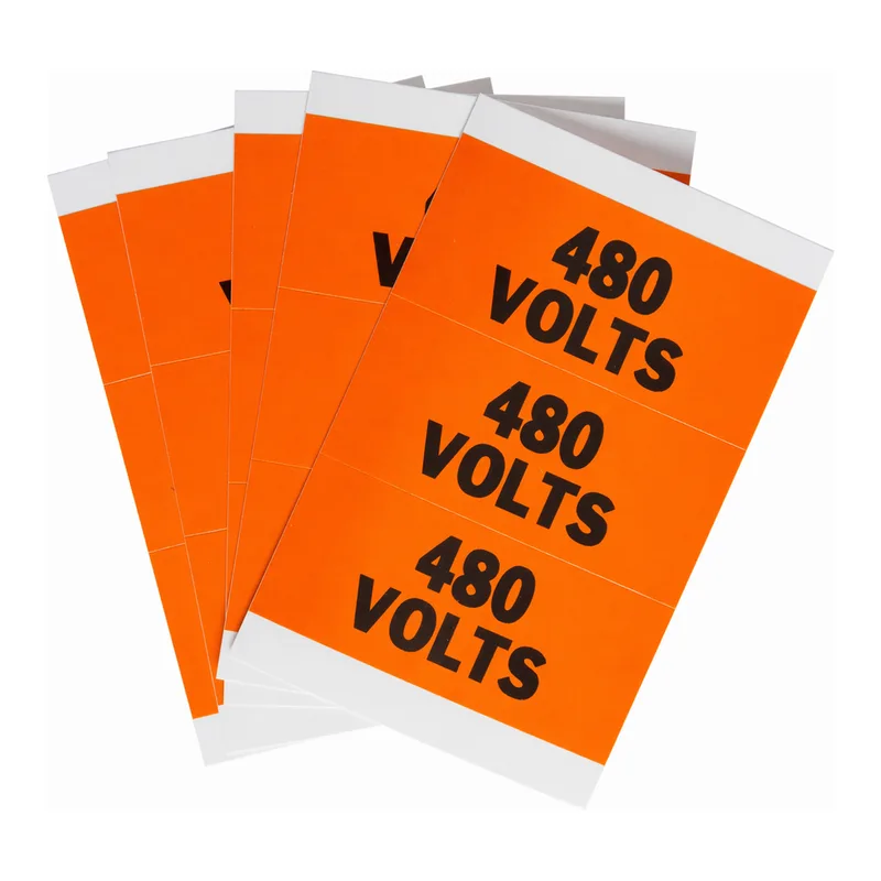 Brady Porta-Pack 480 VOLTS Labels