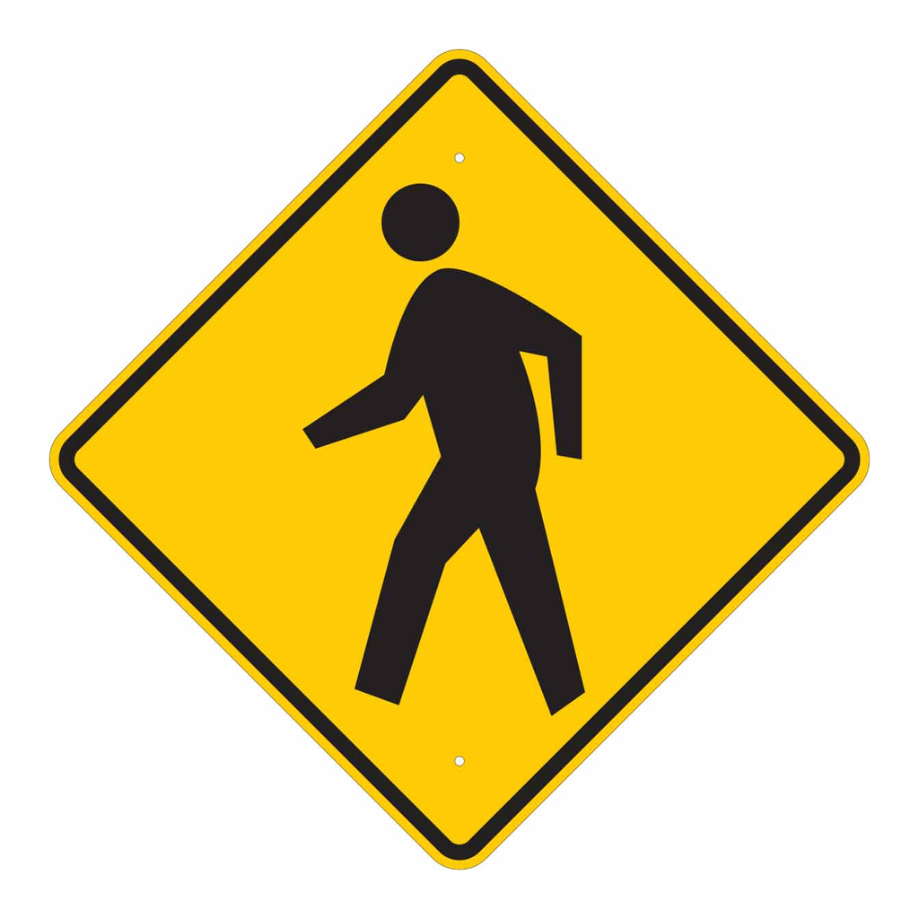 Brady Crosswalk Picto Sign