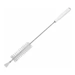 AS ONE Pipe Cleaner with Hole (PBT Hair) 500 x 135 x φ 40 mm White