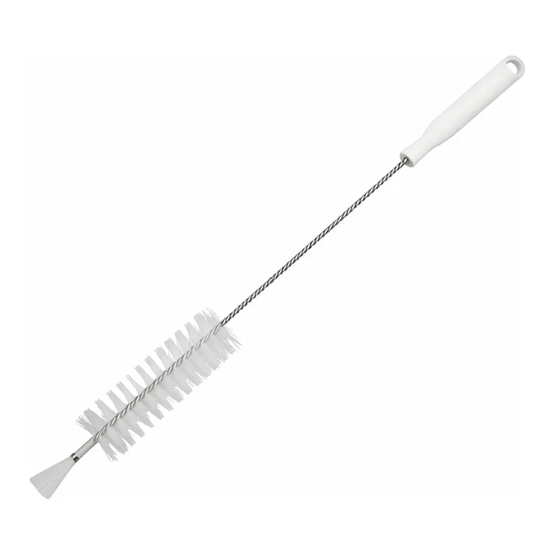 AS ONE Pipe Cleaner with Hole (PBT Hair) 500 x 135 x φ 40 mm White
