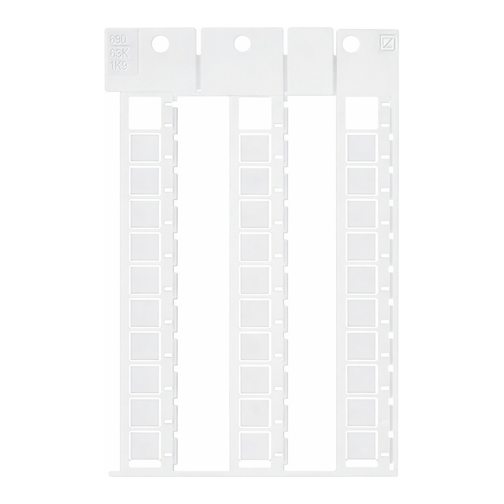 Brady BradyJet J1000 Electrical Component Tags with Adhesive - 9mm x 11mm, Single