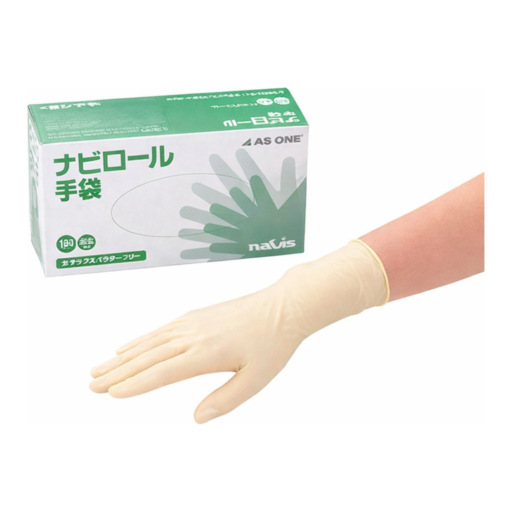 AS ONE Navi Roll Latex Glove, 나비 롤 라텍스 장갑