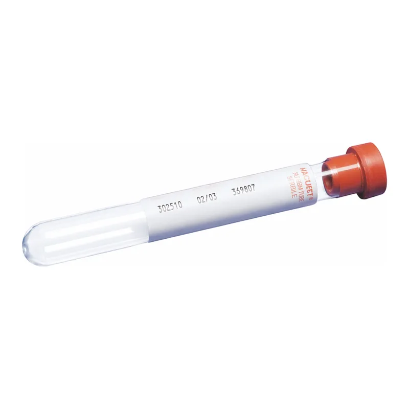 Thermo Fisher Scientific Monoject Silicone-Coated Tubes with Red Stoppers, 13 x 100mm (0.51 x 3.94 in.); 7mL draw; Stopper coating: silicone