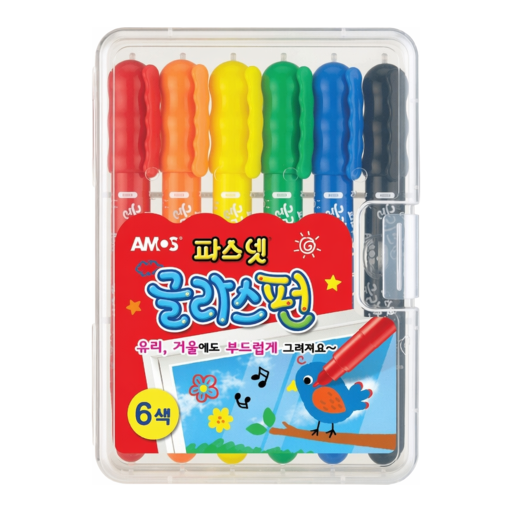 OFFICENEX 아모스 파스넷 글라스펀 (6색)