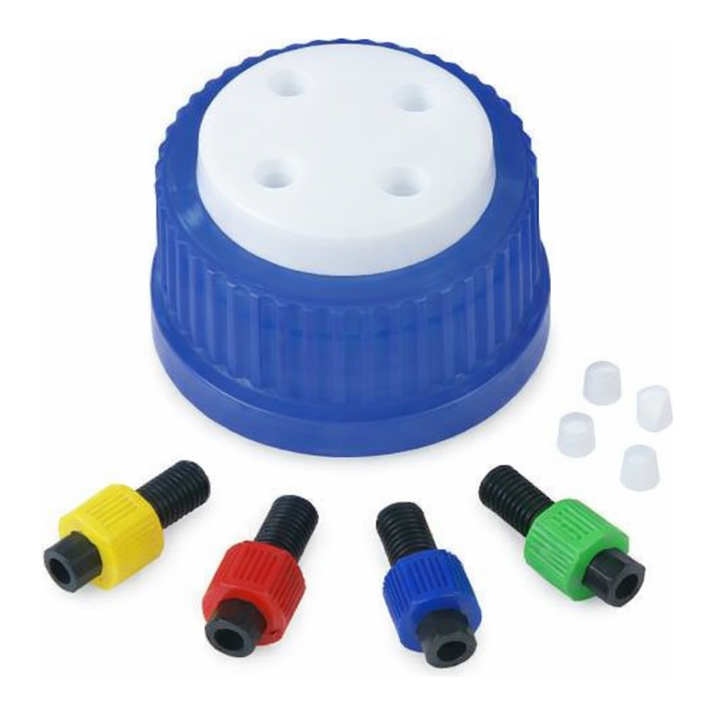 Restek Mobi-Cap 4-Port For GL-45 Threaded Bottles Ea.