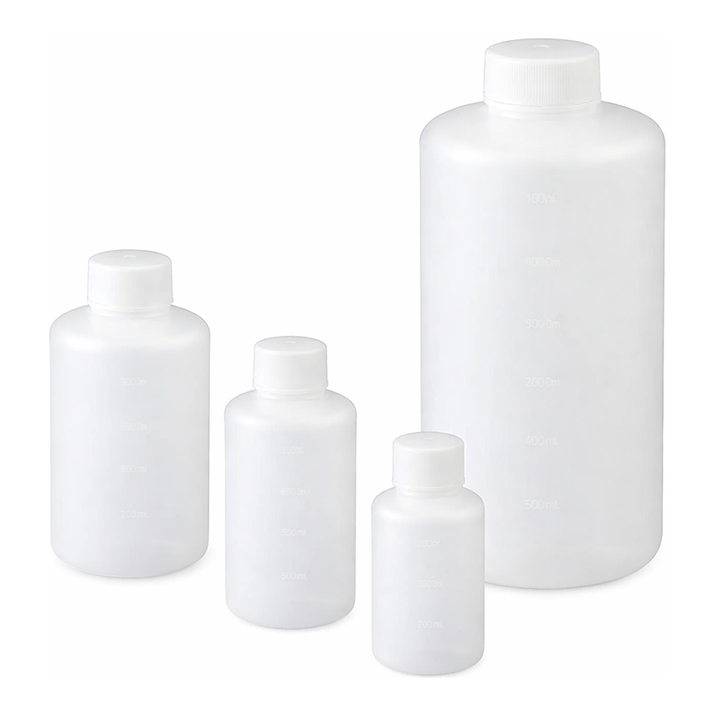 AS ONE J Bottle Round Type Narrow-Mouth, J 원형 세구병