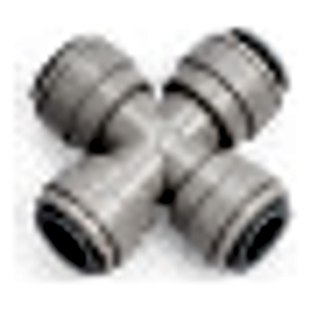 [정수기 부품] Cross push-in connector 3/8"