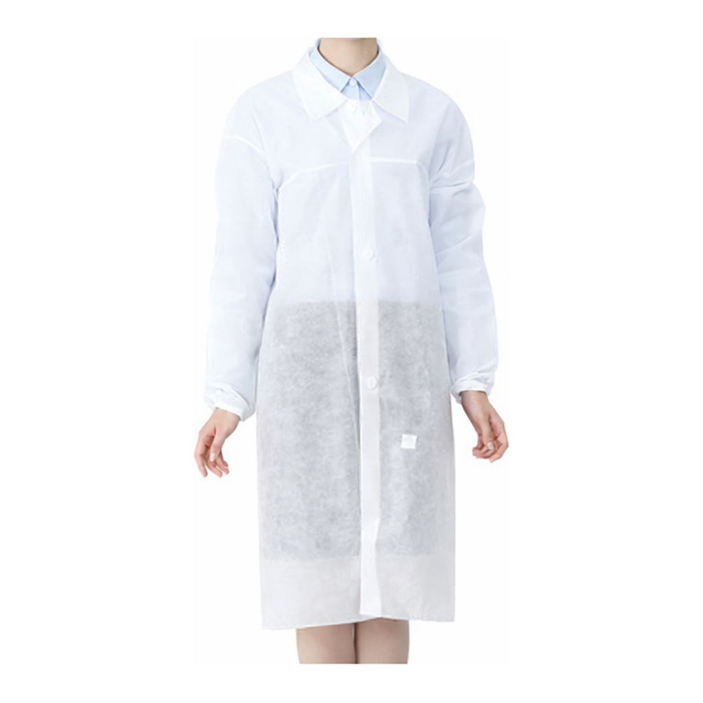 AS ONE Disposable Lab Coat M 1 Piece