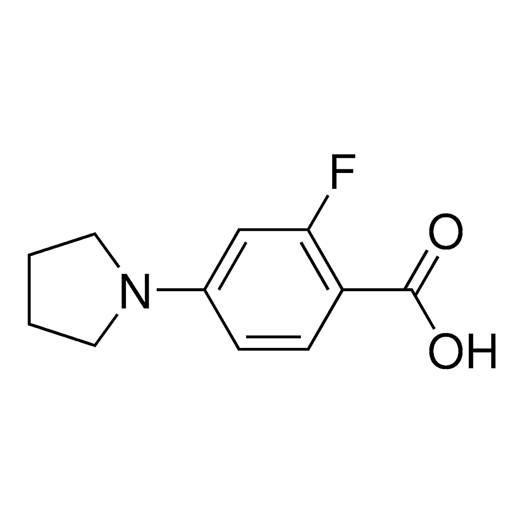 Merck 2-Fluoro-4-(1-pyrrolidinyl)benzoic acid