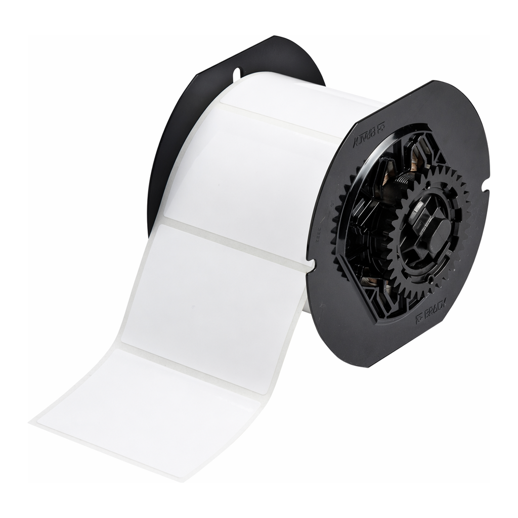Brady B33 Series White Polyester with Permanent Rubber-based Adhesive Labels