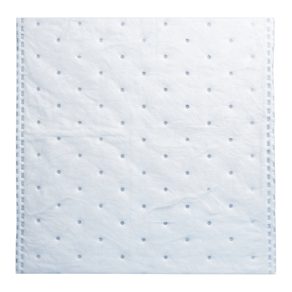 Daihan Science Oil Sorbent Pad, White, Special HPC, 48×43cm Sheet or 0.5×50m Roll, 3.5mm-thick<