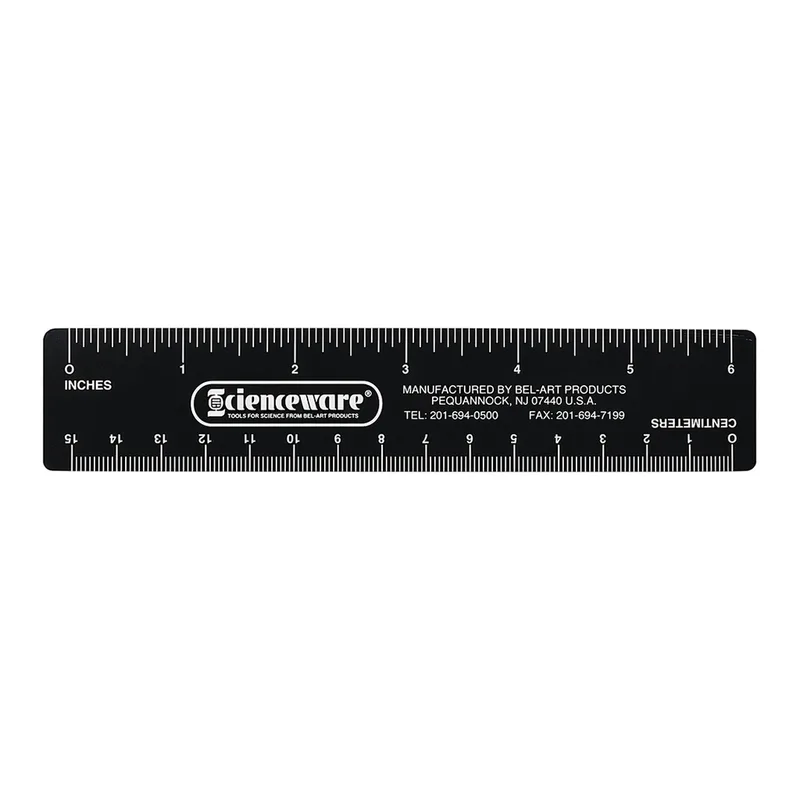 Merck Fluorescent Ruler, Metric/English Scale