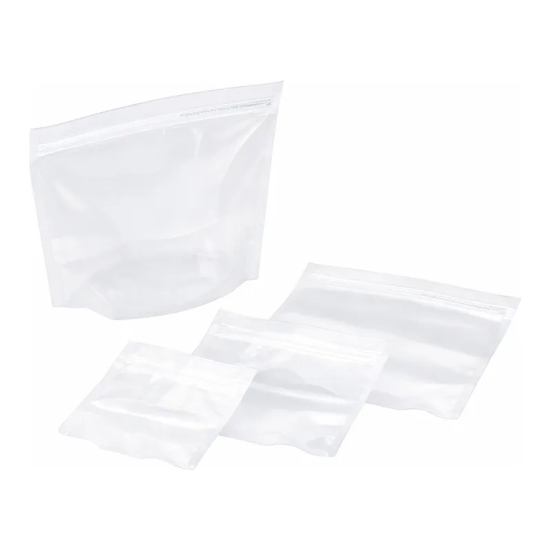 AS ONE Laminated Clear Sample Bag(with Zipper·HorizonTally Long Type), 라미네이트 지퍼백(가로타입)