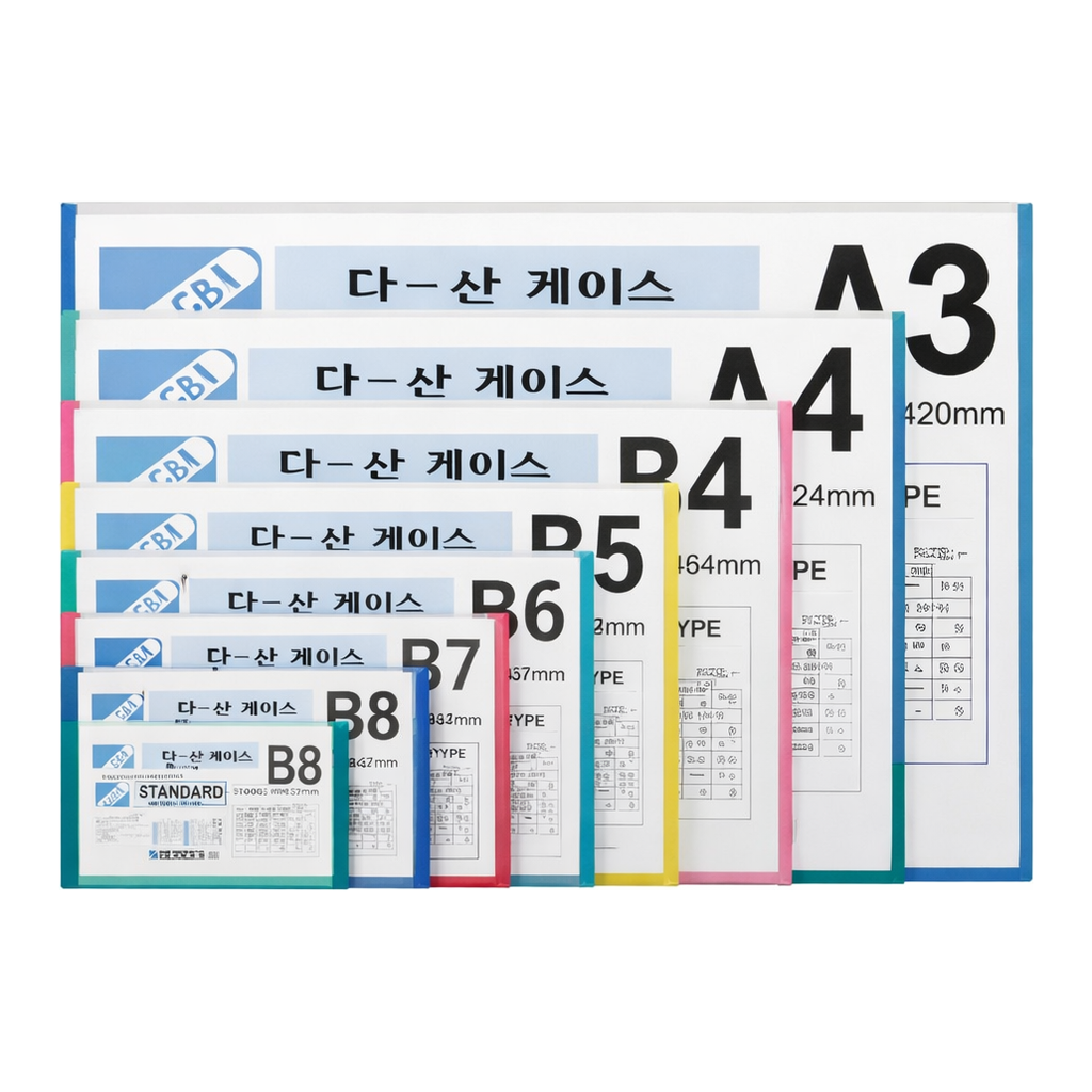 OFFICENEX 다산케이스(B8/91x64mm/백색/가로형)