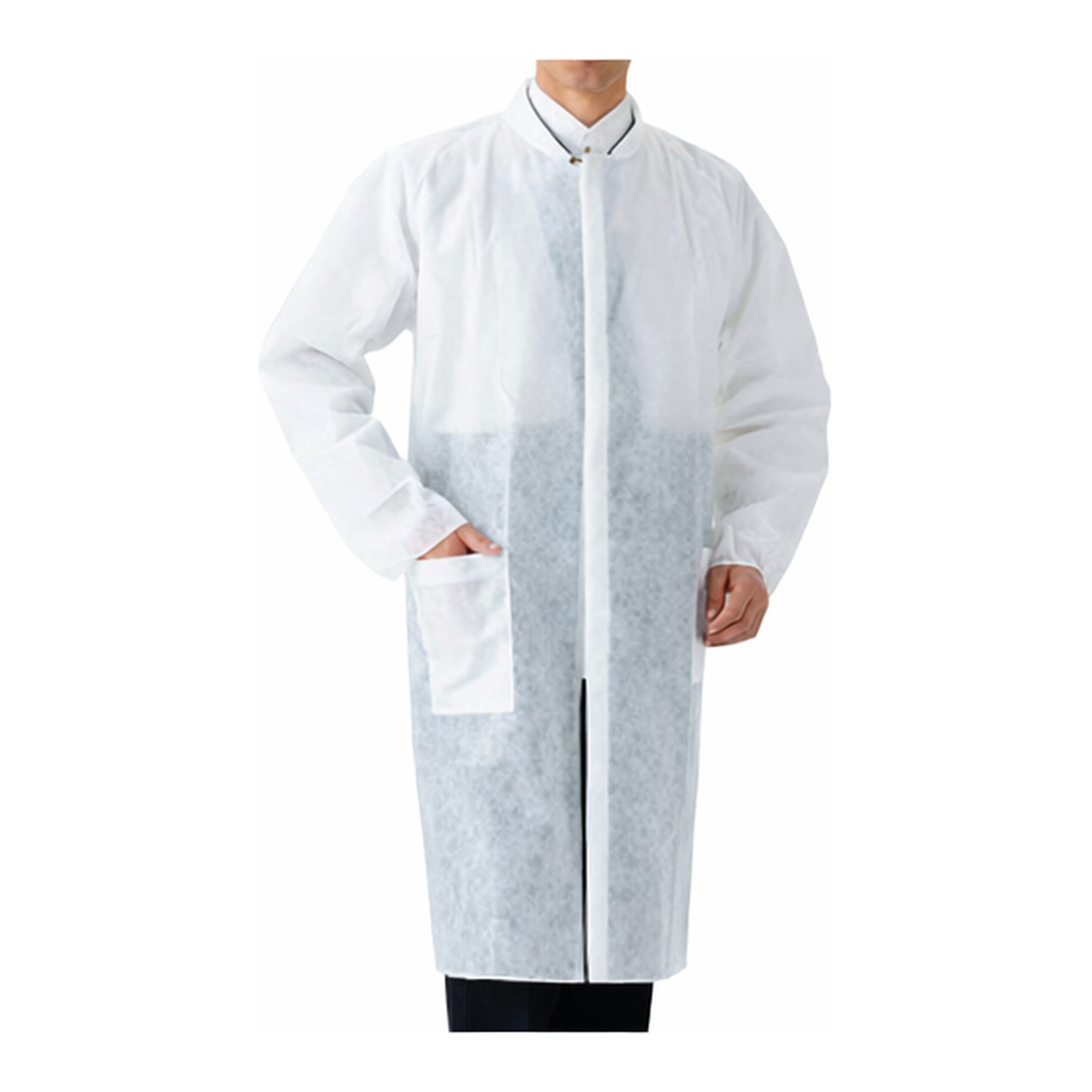 AS ONE Disposable Lab Coat For Men (Total Length About 106cm) 1 Piece