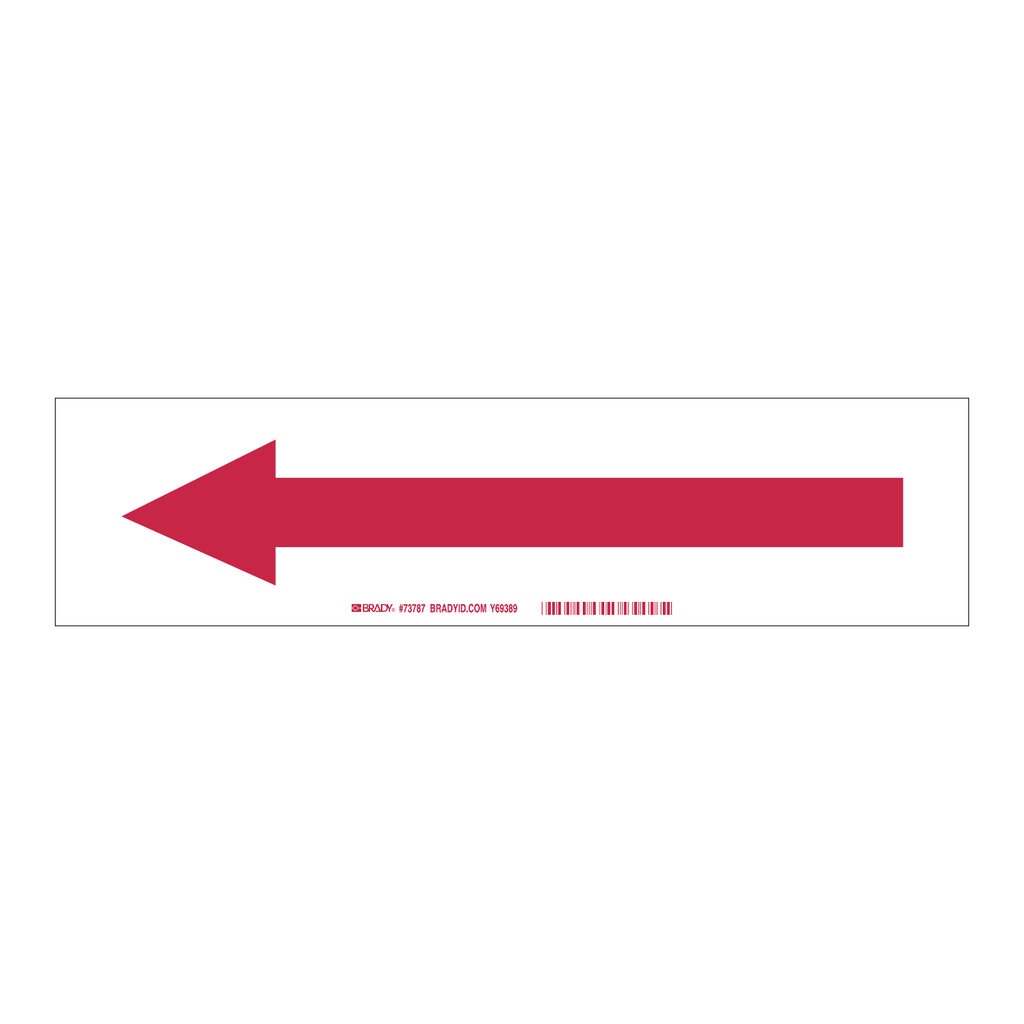 Brady Left Arrow Sign