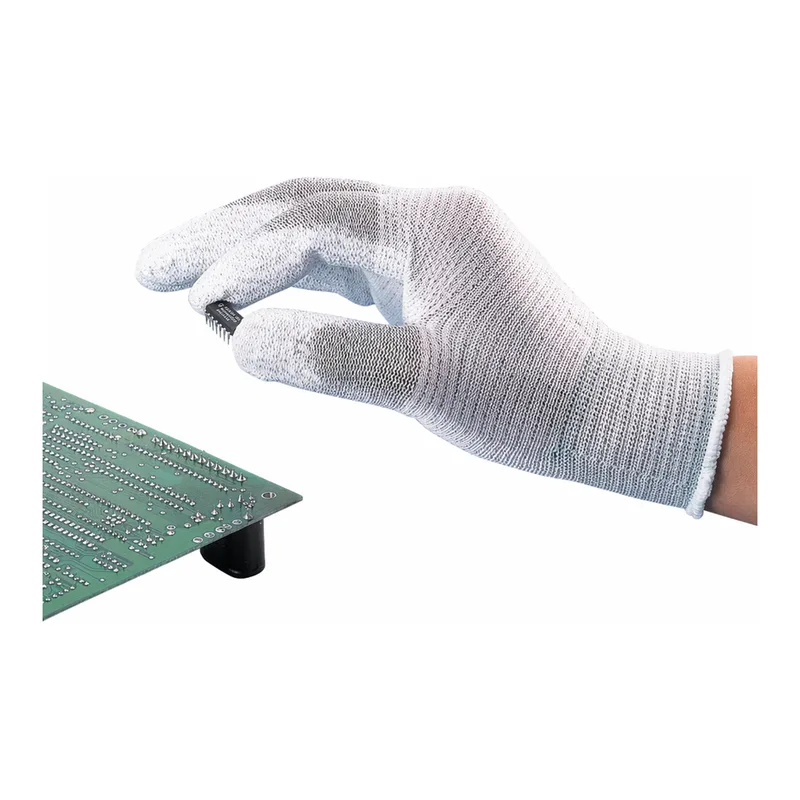 AS ONE Antistatic Line Palm Glove (Special Seamless Type), 제전라인팜장갑(특수심리스타입)