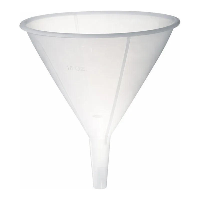 Thermo Fisher Scientific High-Density Polyethylene Utility Funnel, 16 oz.
