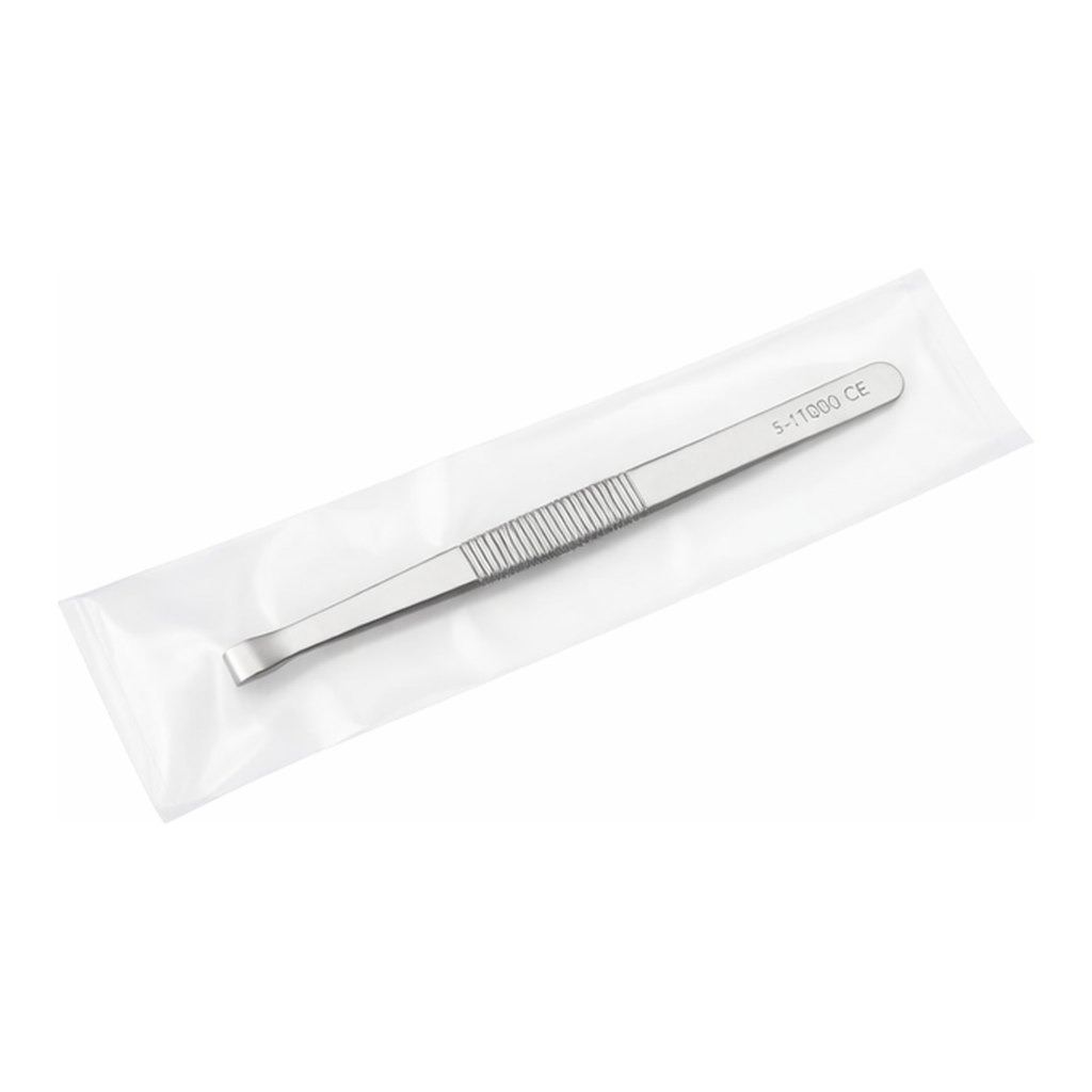 AS ONE Tweezers For Special Operations Circular Cylinder Acid Resistant Steel