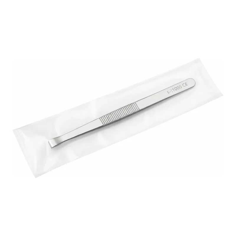 AS ONE Tweezers For Special Operations Circular Cylinder Acid Resistant Steel